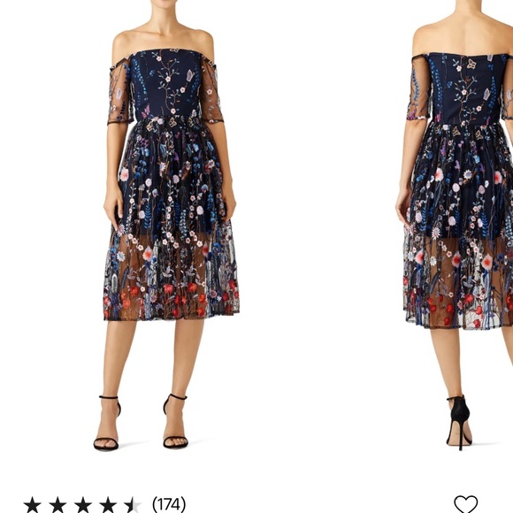 Rent the Runway Dresses & Skirts - VONE • embroidered modern florist dress
